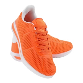 Pomarańczowe fluo damskie obuwie sportowe FXZ32-4 3