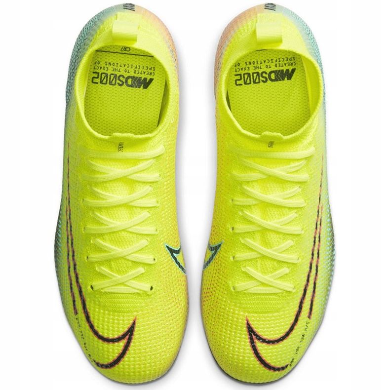 Buty piłkarskie Nike Mercurial Superfly 7 Elite Mds Fg Jr BQ5420-703 żółte żółte 1