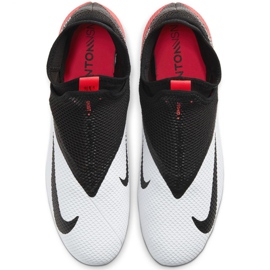 Buty piłkarskie Nike Phantom Vsn 2 Academy Df FG/MG M CD4156-106 białe czarne 1