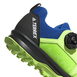Buty adidas Terrex Agravic Boa K Jr EE8475 granatowe niebieskie wielokolorowe zielone 4