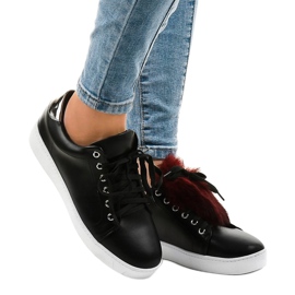 Czarne trampki klasyczne 68-41 1