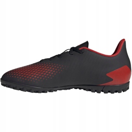 Buty piłkarskie adidas Predator 20.4 Tf EE9585 czarne czarny,czerwony 2