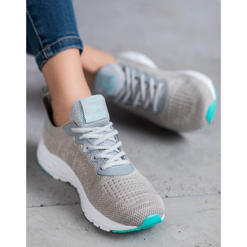 Ax Boxing Lekkie Buty Tekstylne szare 1