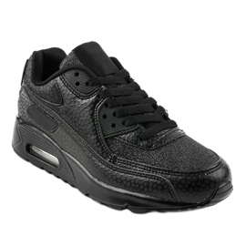 Czarne obuwie sportowe sneakersy FXZ81-4 1