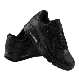 Czarne obuwie sportowe sneakersy FXZ81-4 3