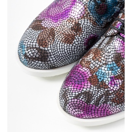 Klasyczne czarne jazzówki w kwiatki ZG629-1 2