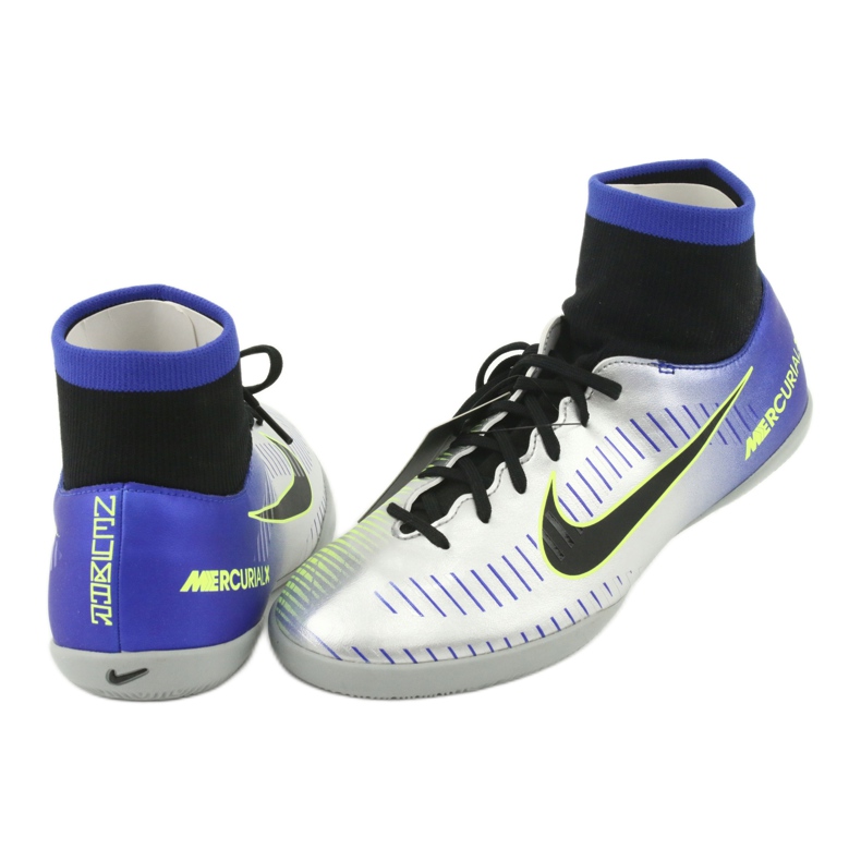 Buty halowe Nike Mercurial Victory 6 Df Njr Ic Jr 921491-407 srebrny 4