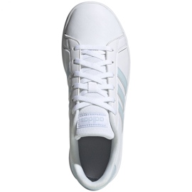Buty adidas Grand Court K Jr EG1994 białe niebieskie 1