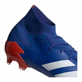 Buty piłkarskie adidas Predator 20.1 Fg M EG1600 niebieskie wielokolorowe 2