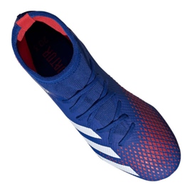 Buty piłkarskie adidas Predator 20.3 Fg M EG0964 niebieskie wielokolorowe 4