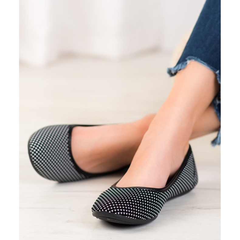 McKey Baleriny W Serduszka białe czarne 2