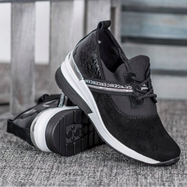 Filippo Skórzane Sneakersy Nice czarne 2