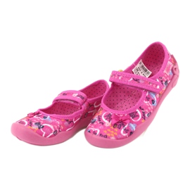 Befado obuwie dziecięce 114X358 różowe wielokolorowe 3