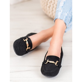 Bestelle Eleganckie Czarne Mokasyny 2