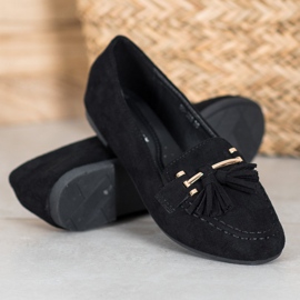 Nio Nio Czarne Lordsy Z Frędzlami 1