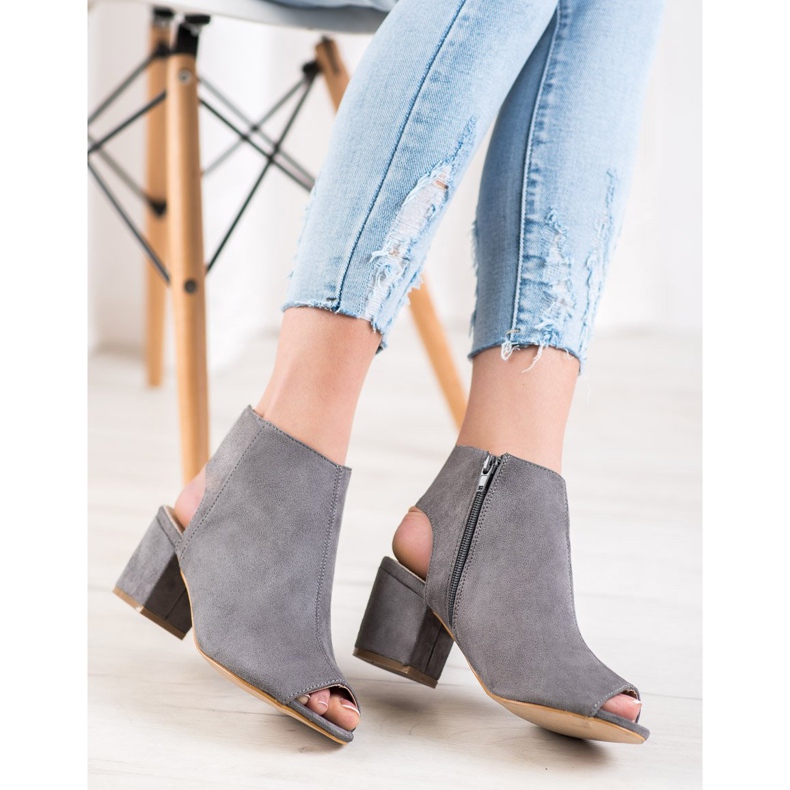 Filippo Szare Botki Open Toe 1