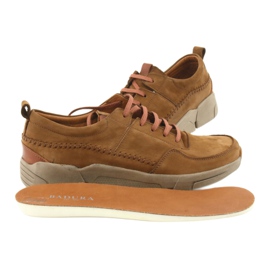 Badura półbuty wiązane 3374 brązowe 6