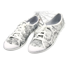 Befado obuwie młodzieżowe 248Q023 białe szare 3