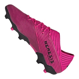 Buty piłkarskie adidas Nemeziz 19.1 Fg Jr F99956 fioletowe  , różowy 2