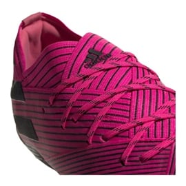 Buty piłkarskie adidas Nemeziz 19.1 Fg Jr F99956 fioletowe  , różowy 3