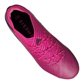 Buty piłkarskie adidas Nemeziz 19.1 Fg Jr F99956 fioletowe  , różowy 5