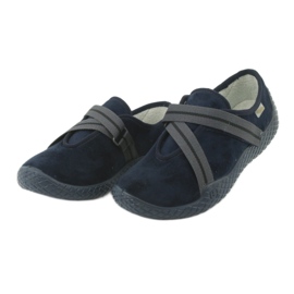 Befado obuwie damskie pu--young 434D015 niebieskie 10