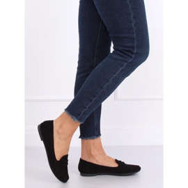 Mokasyny damskie czarne 3900 Black 1
