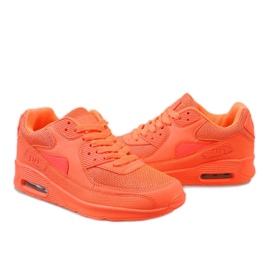 Pomarańczowe neonowe buty sportowe DN7-16 3