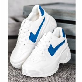 Kylie Sneakersy Na Platformie białe 2