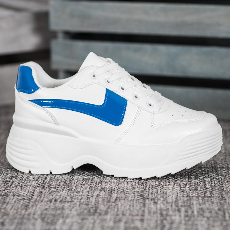 Kylie Sneakersy Na Platformie białe 1