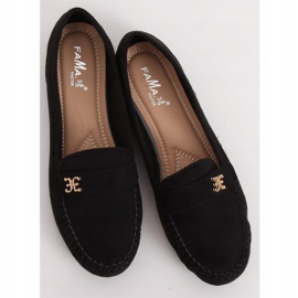 Mokasyny damskie czarne B2020 Black 1