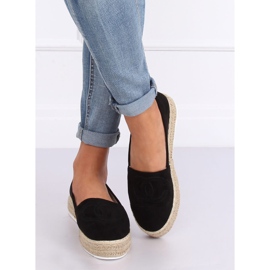 Espadryle damskie czarne T341P Black 1