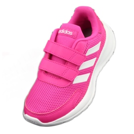 Buty adidas Tensaur Run Jr EG4145 białe różowe 4