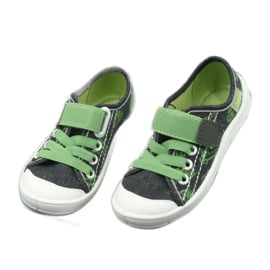 Befado obuwie dziecięce 251X119 szare wielokolorowe zielone 4