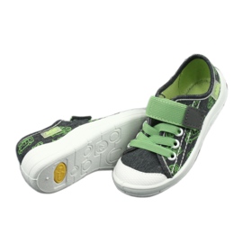 Befado obuwie dziecięce 251X119 szare wielokolorowe zielone 5