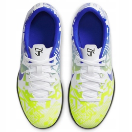 Buty piłkarskie Nike Mercurial Vapor 13 Club Njr Ic Jr CV9352 104 biały,niebieski wielokolorowe 1