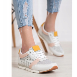 Kylie Ażurowe Buty Sportowe białe 2