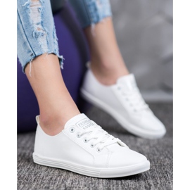 Ideal Shoes Buty Sportowe Fashion białe 1