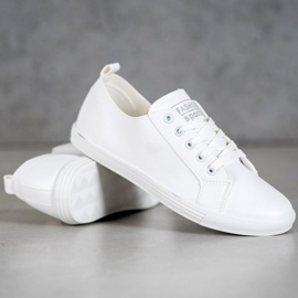 Ideal Shoes Buty Sportowe Fashion białe 3
