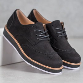 Seastar Zamszowe Półbuty czarne 1