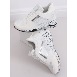 Buty sportowe na koturnie białe C131 Blanco 2