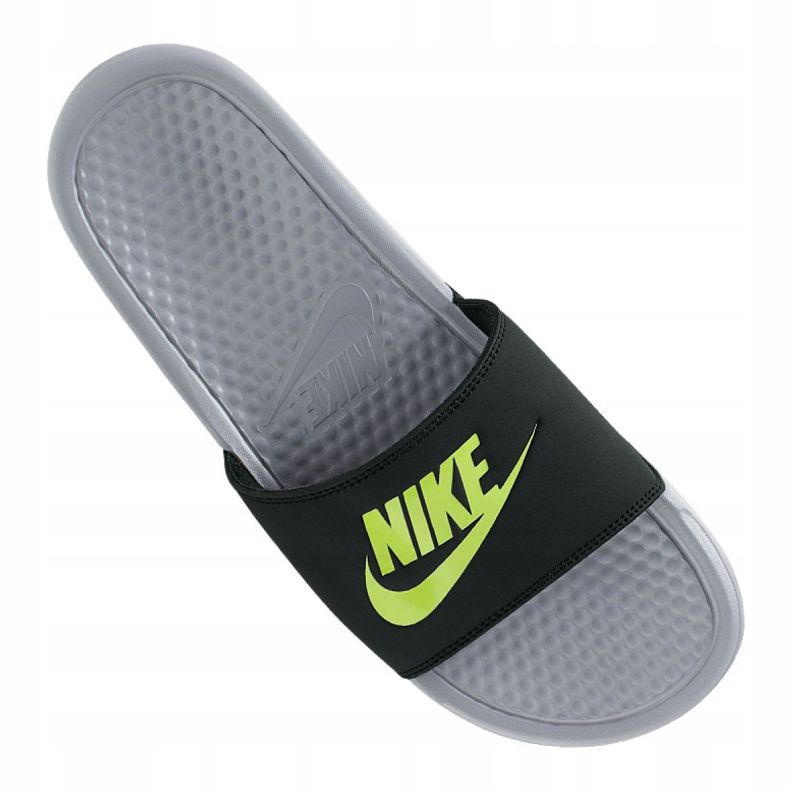 Klapki Nike Benassi Jdi Slide M 343880-027 czarne szare 1