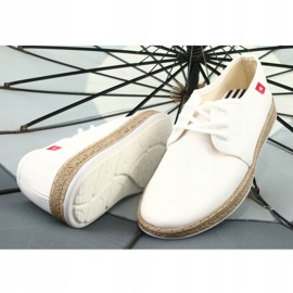 Trampki espadryle Big star FF276043 białe 2
