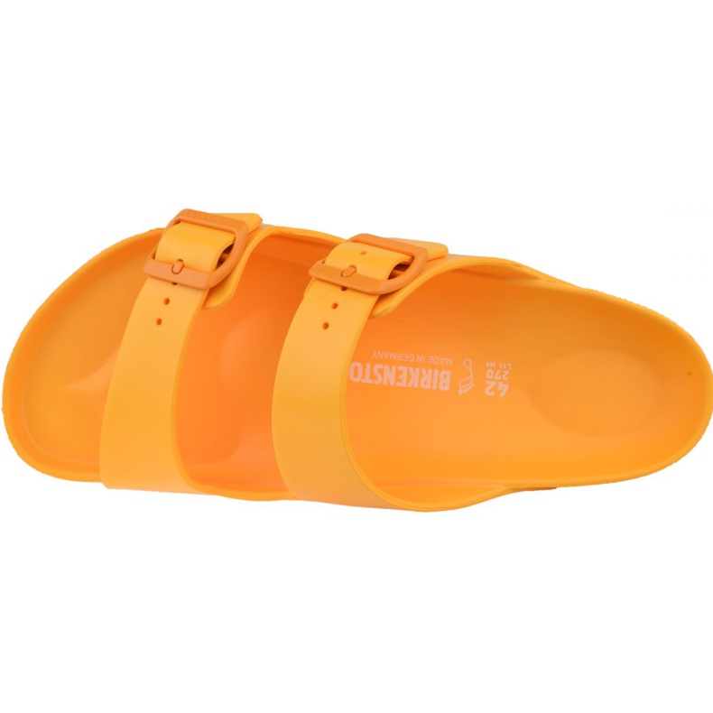 Klapki Birkenstock Arizona Eva M 1015467 pomarańczowe 2