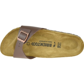 Klapki Birkenstock Madrid Bf 40393 brązowe 2