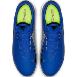 Buty piłkarskie Nike Phantom Vsn Academy Ic AO3225 400 niebieskie granatowe 2