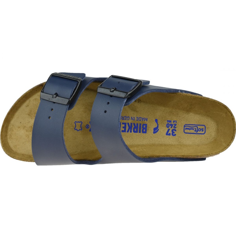 Klapki Birkenstock Arizona Bf Sfb W 51063 granatowe 2