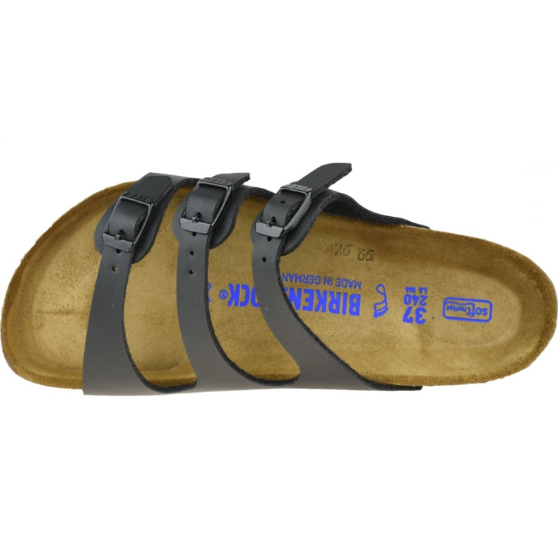 Klapki Birkenstock Florida Sfb Bf W 53011 czarne 2