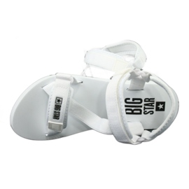 Sandały tekstylne Big Star 274A351 białe 4