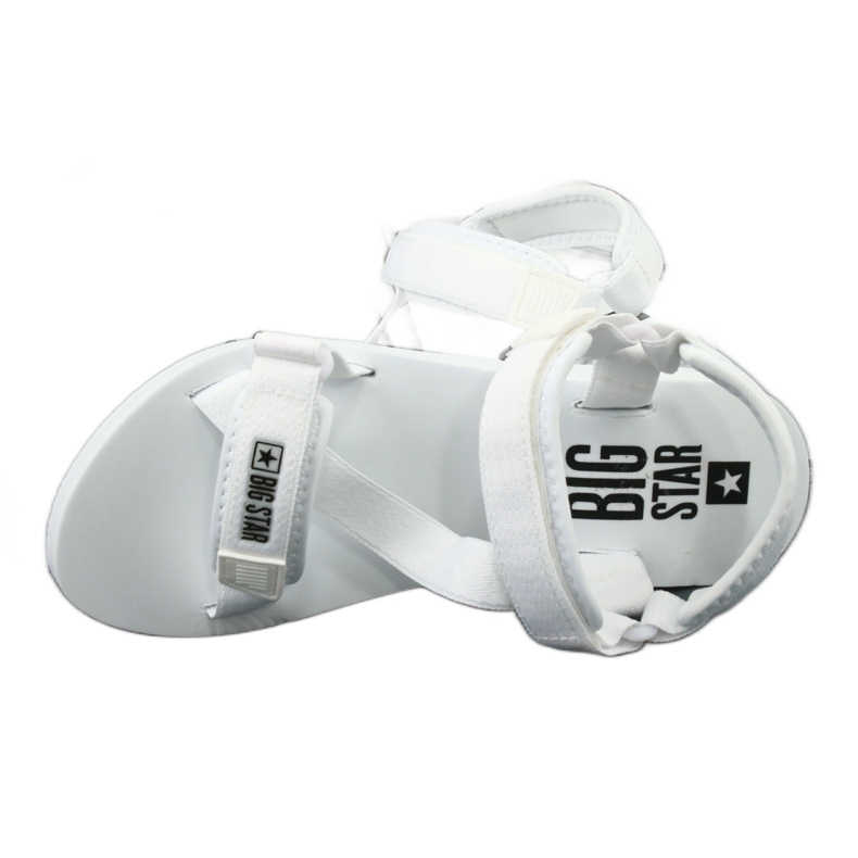 Sandały tekstylne Big Star 274A351 białe 4